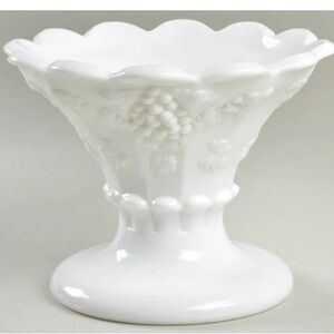 Paneled Grape Milk Glass by WESTMORELAND